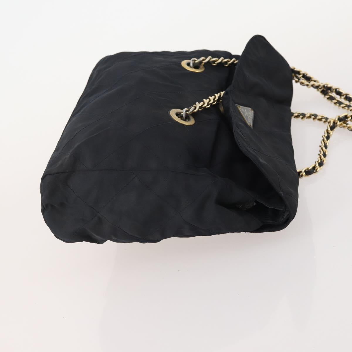 LOEWE PRADA Shoulder Bag Suede Nylon 4 Set Brown Navy blue Auth 177843