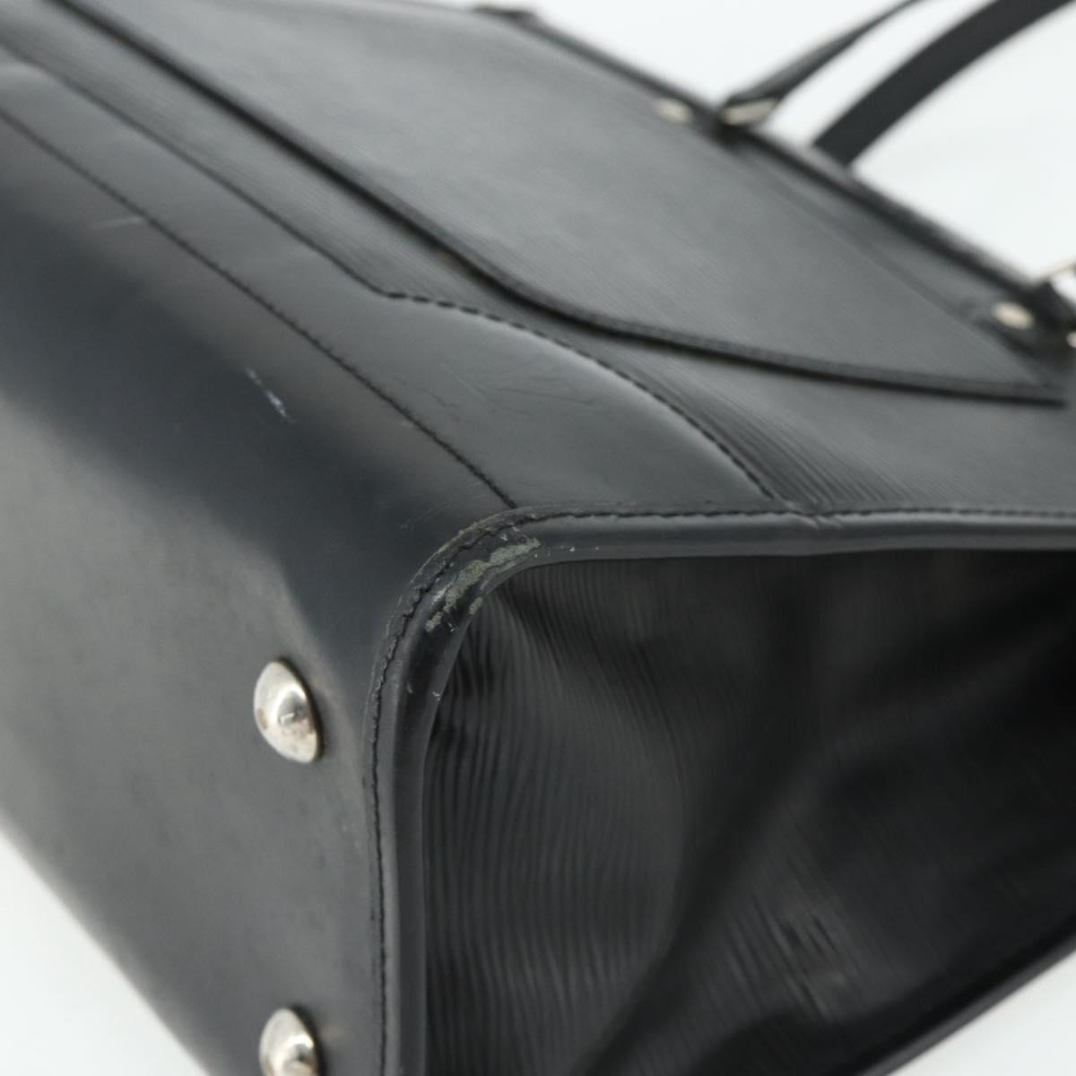 LOUIS VUITTON Epi Madeleine GM Hand Bag Black MI0048 LV Auth 177845