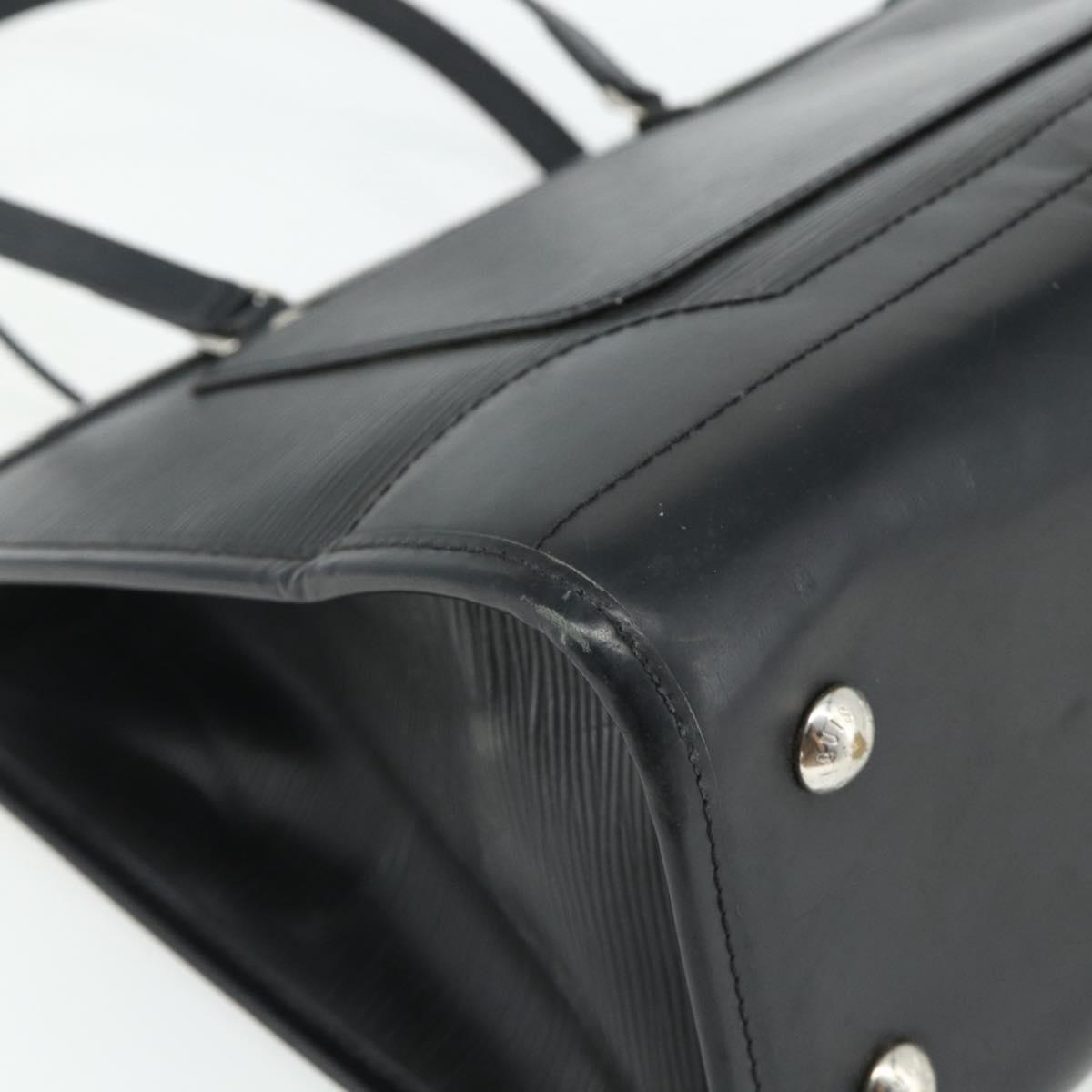 LOUIS VUITTON Epi Madeleine GM Hand Bag Black MI0048 LV Auth 177845