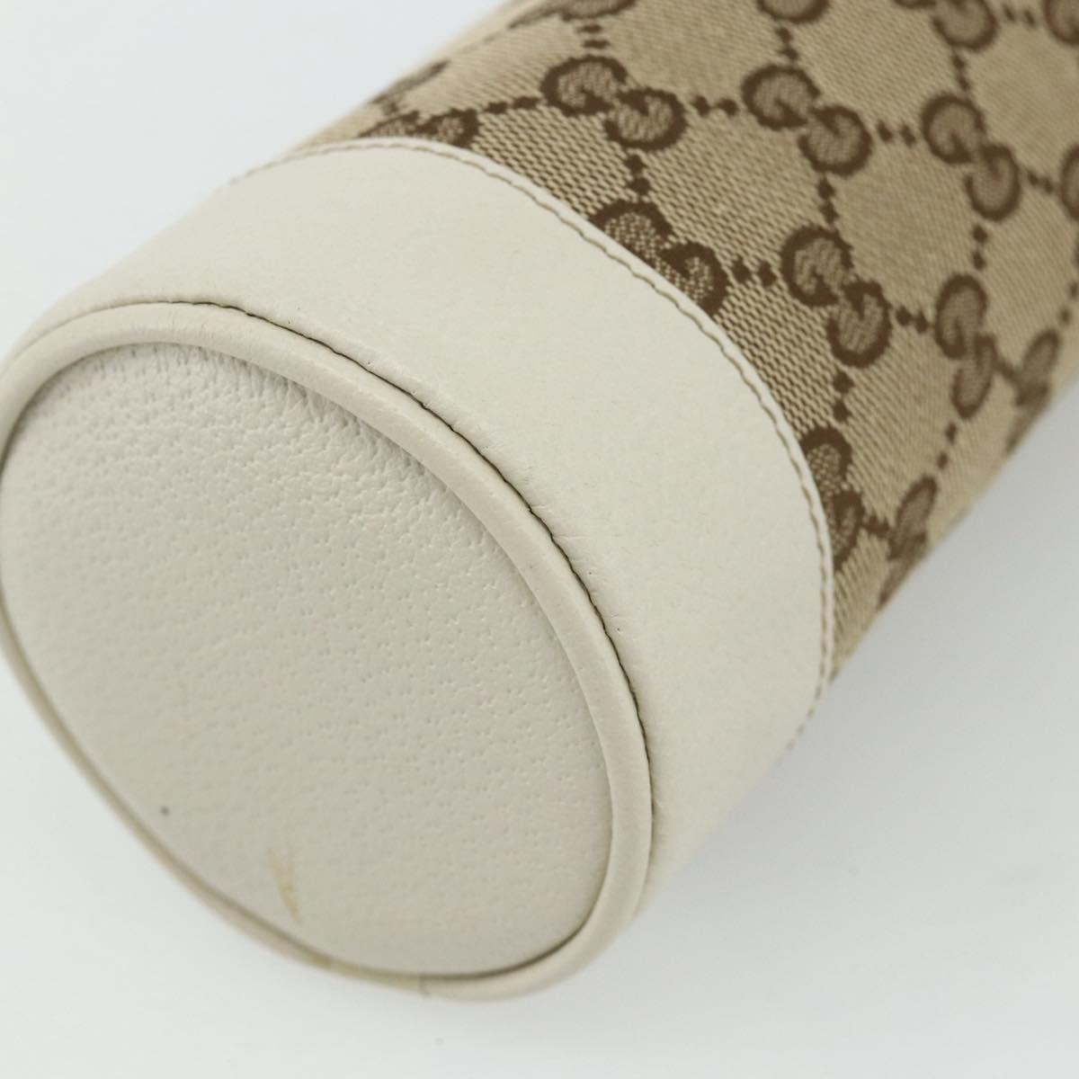 GUCCI GG Canvas Bottle Case Beige Auth 177865A