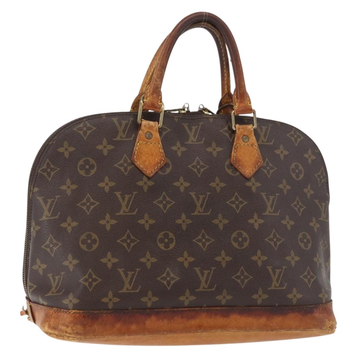 LOUIS VUITTON Monogram Alma Hand Bag M51130 LV Auth 177866