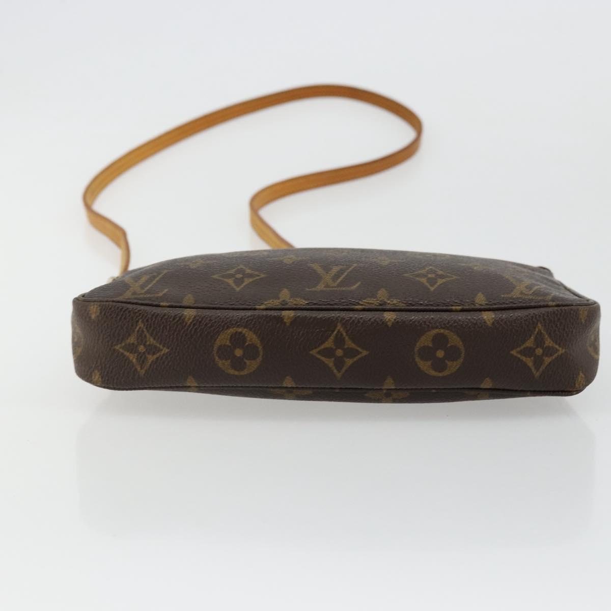 LOUIS VUITTON Monogram Pochette Accessoires Pouch M51980 LV Auth 177869