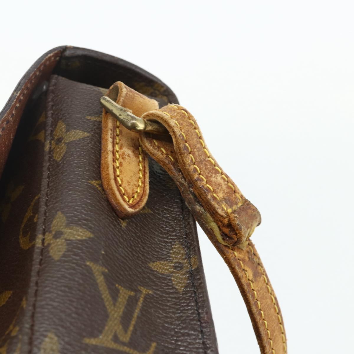 LOUIS VUITTON Monogram Saint Cloud PM Shoulder Bag M51244 LV Auth 177870
