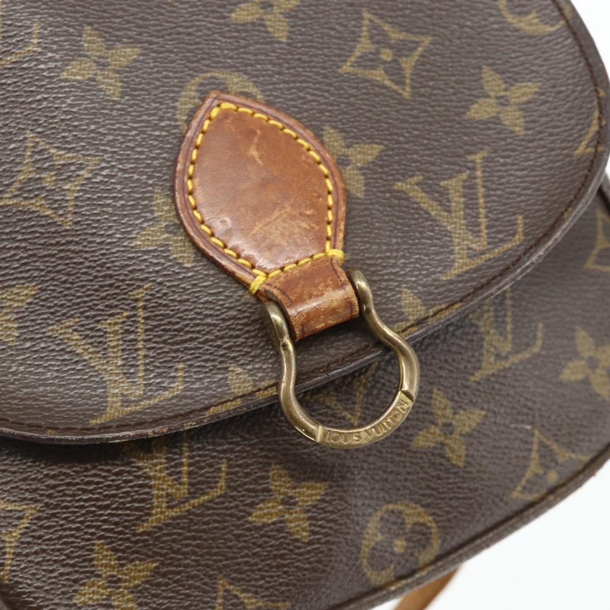 LOUIS VUITTON Monogram Saint Cloud PM Shoulder Bag M51244 LV Auth 177870