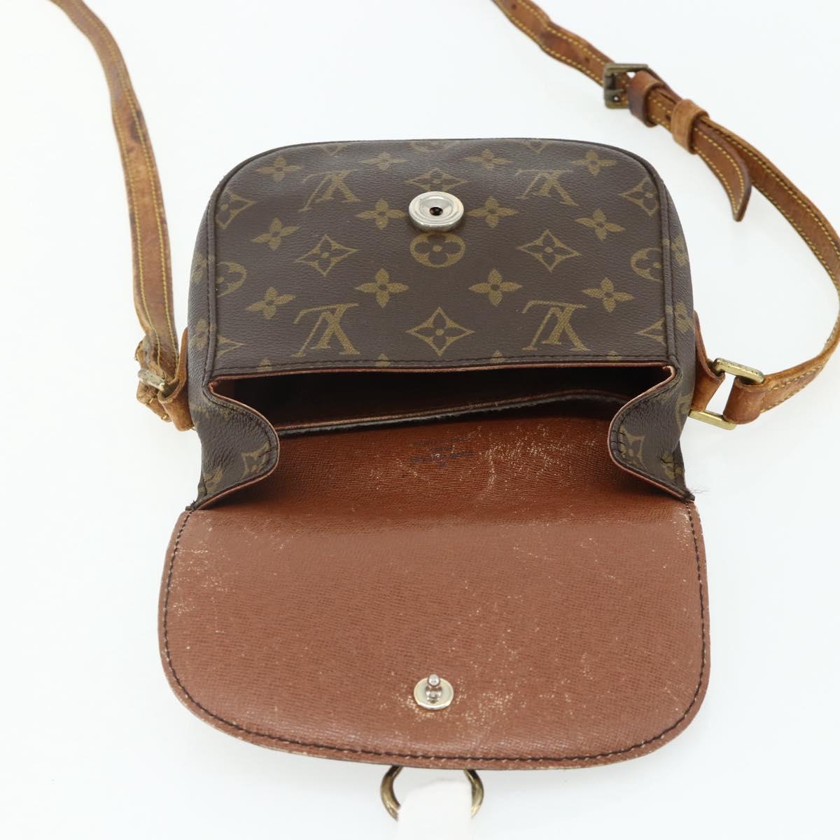 LOUIS VUITTON Monogram Saint Cloud PM Shoulder Bag M51244 LV Auth 177870