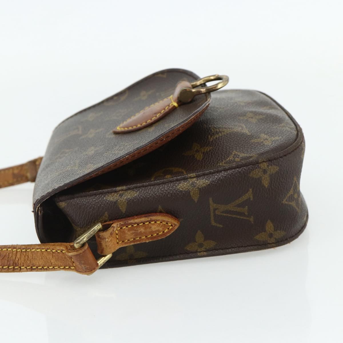LOUIS VUITTON Monogram Saint Cloud PM Shoulder Bag M51244 LV Auth 177870
