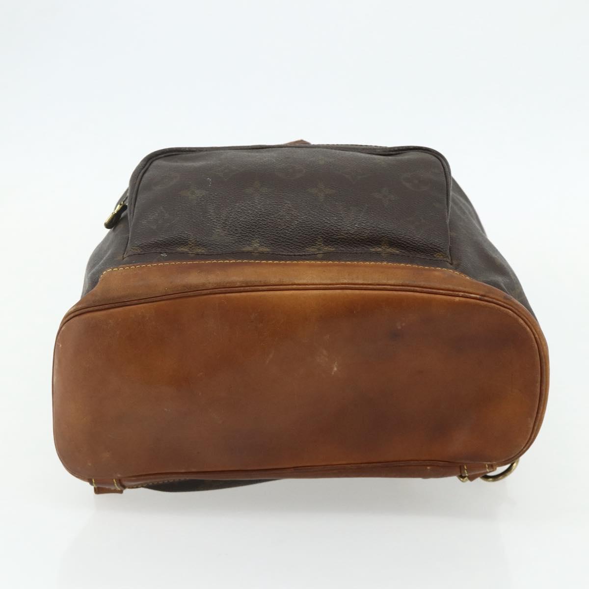 LOUIS VUITTON Monogram Montsouris GM Backpack M51135 LV Auth 177889