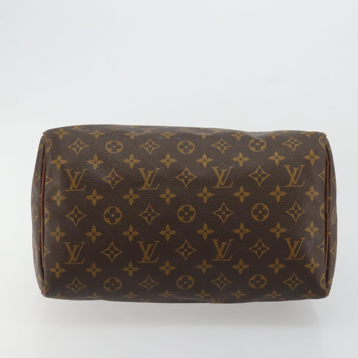 LOUIS VUITTON Monogram Speedy 30 Hand Bag M41526 LV Auth 177891