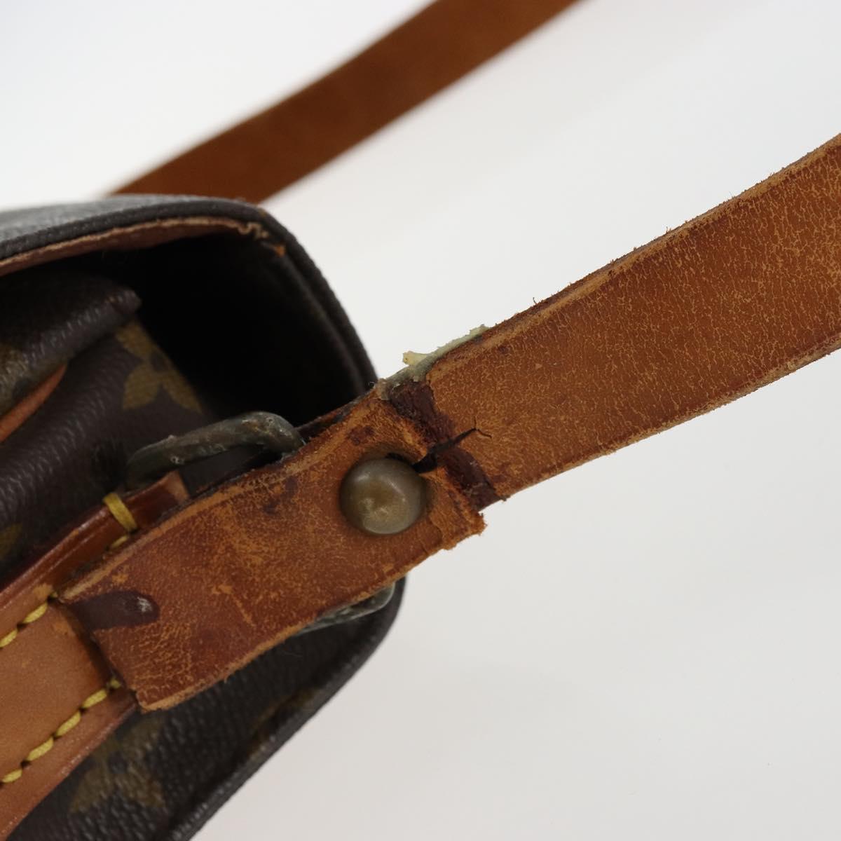 LOUIS VUITTON Monogram Cartouchiere MM Shoulder Bag M51253 LV Auth 177892