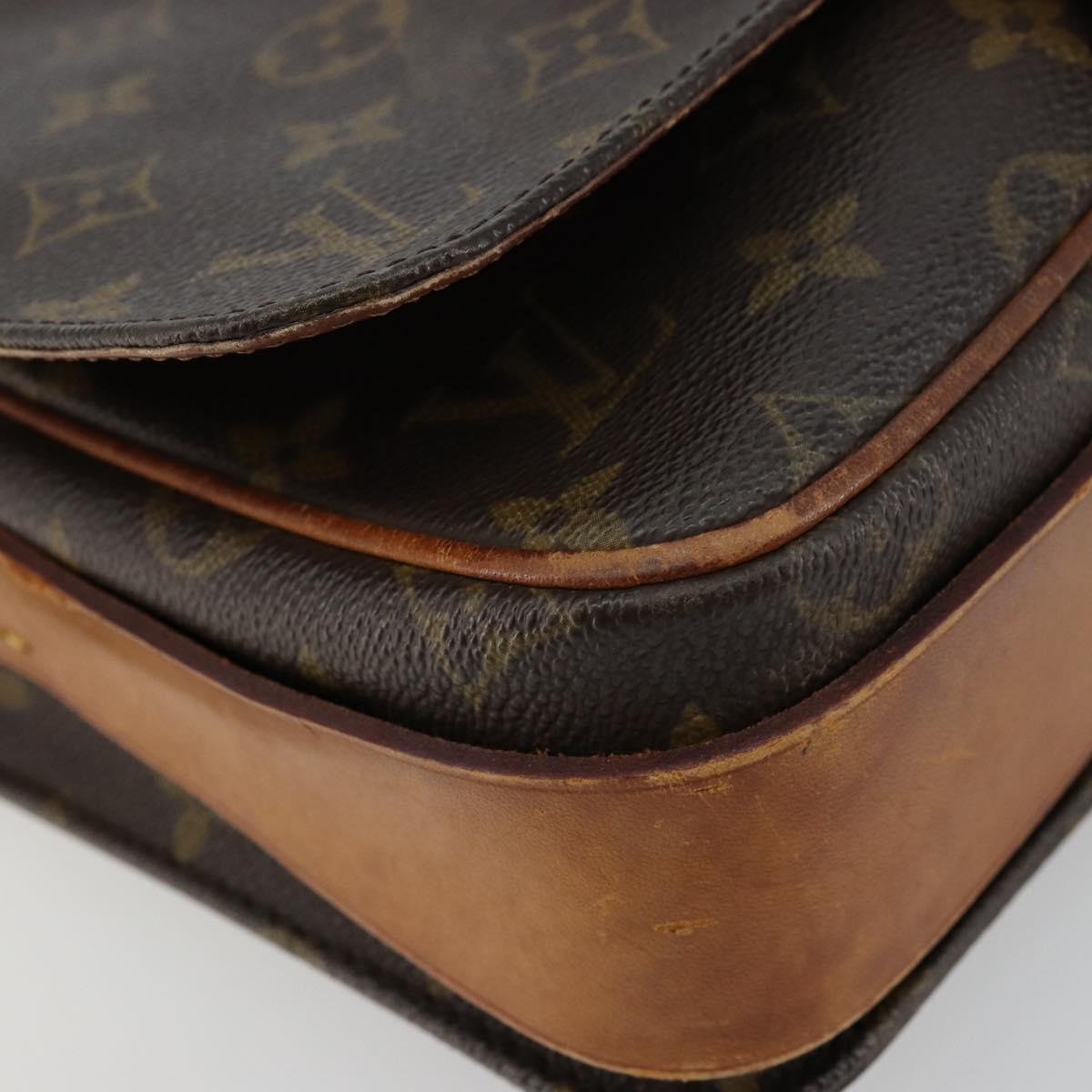 LOUIS VUITTON Monogram Cartouchiere MM Shoulder Bag M51253 LV Auth 177892