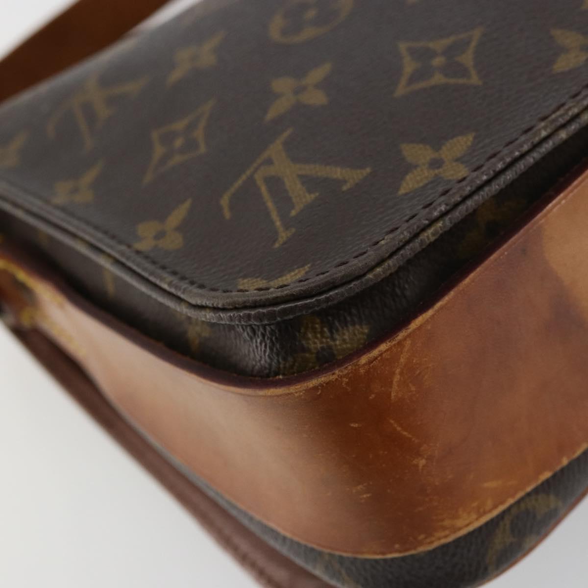 LOUIS VUITTON Monogram Cartouchiere MM Shoulder Bag M51253 LV Auth 177892