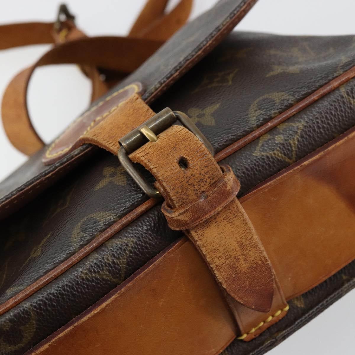 LOUIS VUITTON Monogram Cartouchiere MM Shoulder Bag M51253 LV Auth 177892