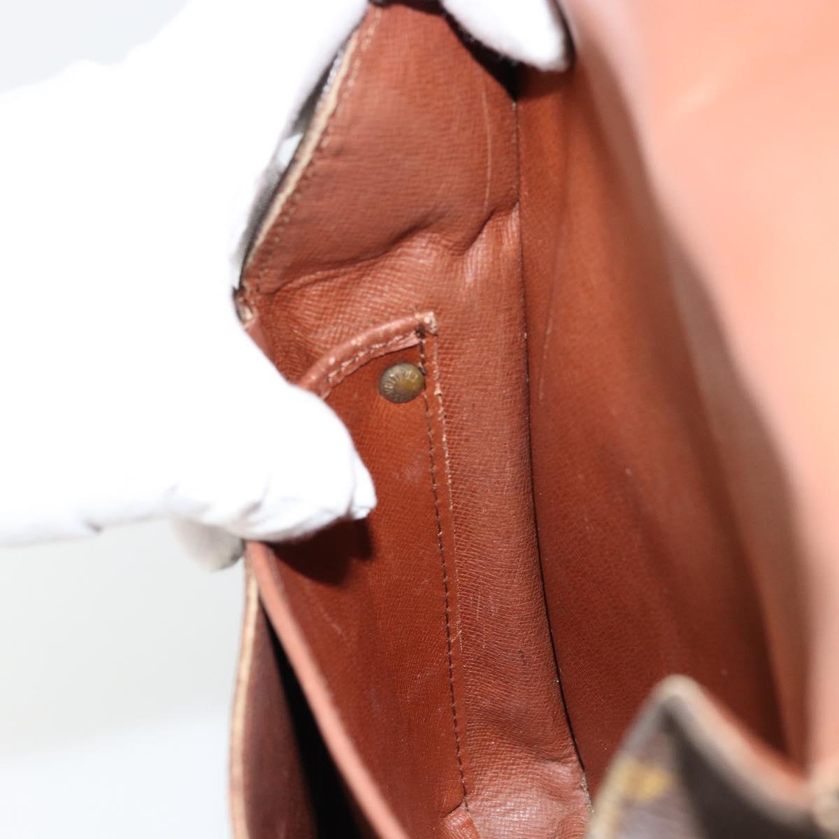 LOUIS VUITTON Monogram Cartouchiere MM Shoulder Bag M51253 LV Auth 177892