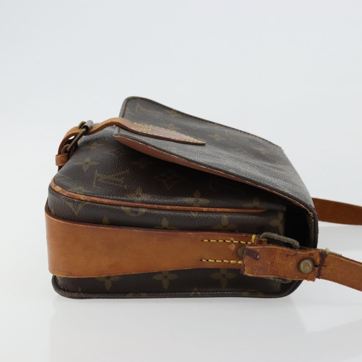 LOUIS VUITTON Monogram Cartouchiere MM Shoulder Bag M51253 LV Auth 177892