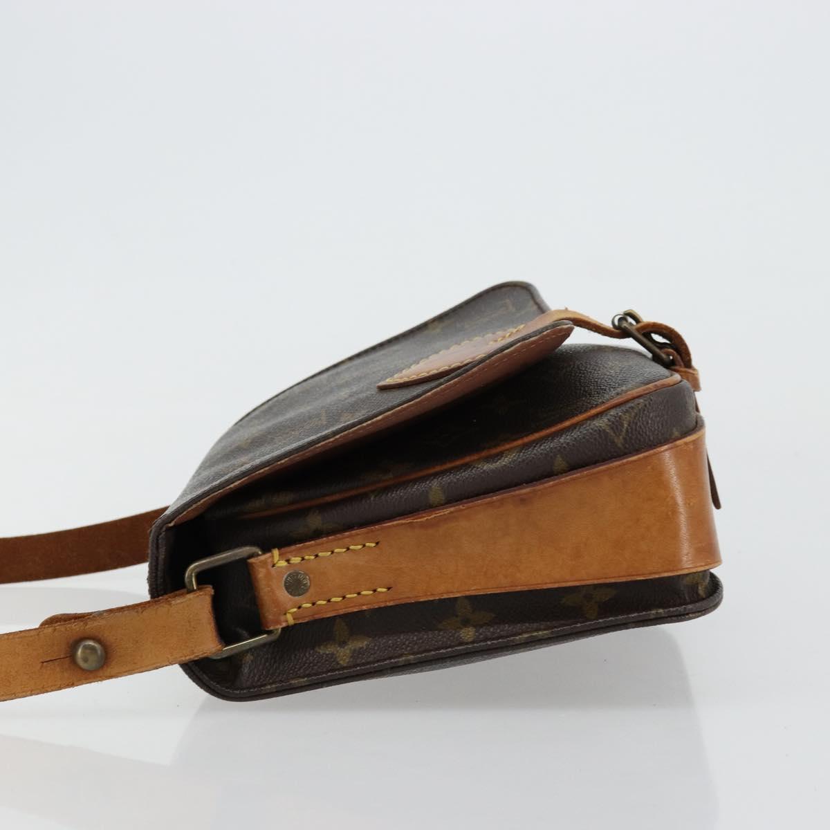 LOUIS VUITTON Monogram Cartouchiere MM Shoulder Bag M51253 LV Auth 177892