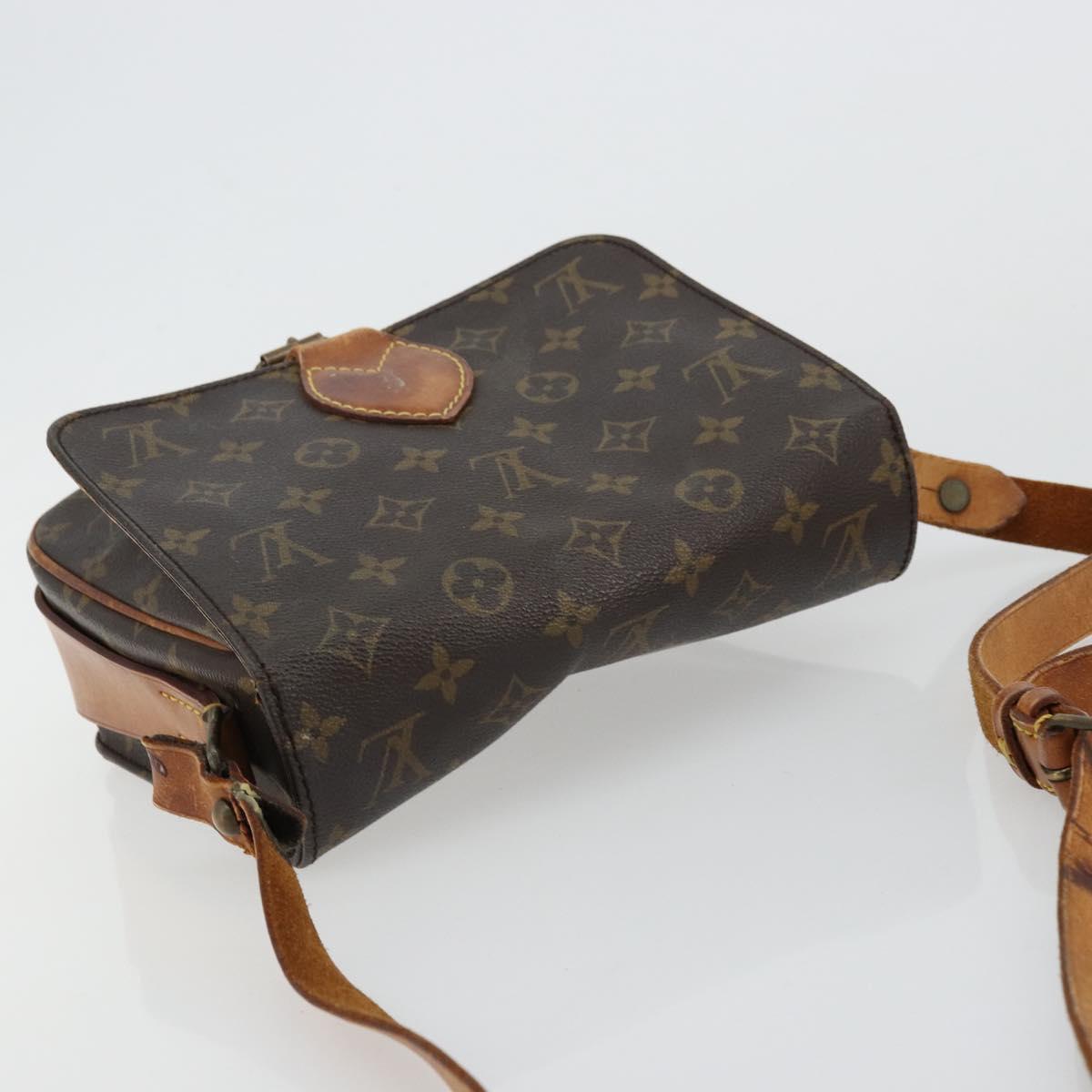LOUIS VUITTON Monogram Cartouchiere MM Shoulder Bag M51253 LV Auth 177892