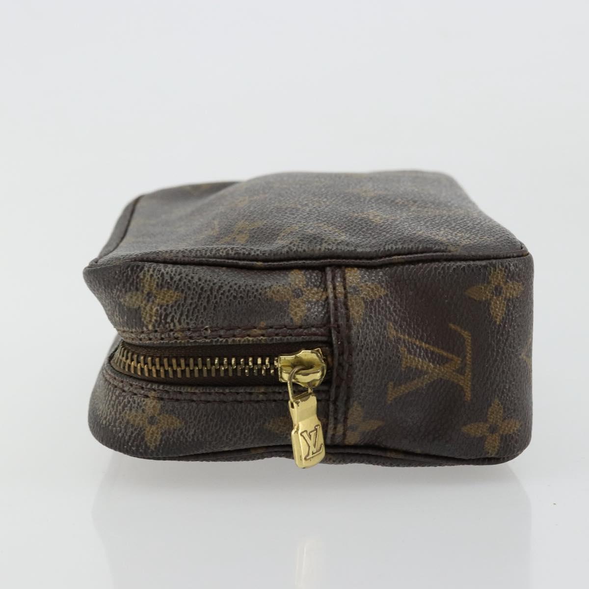 LOUIS VUITTON Monogram Trousse Toilette 18 Pouch M47526 LV Auth 177909
