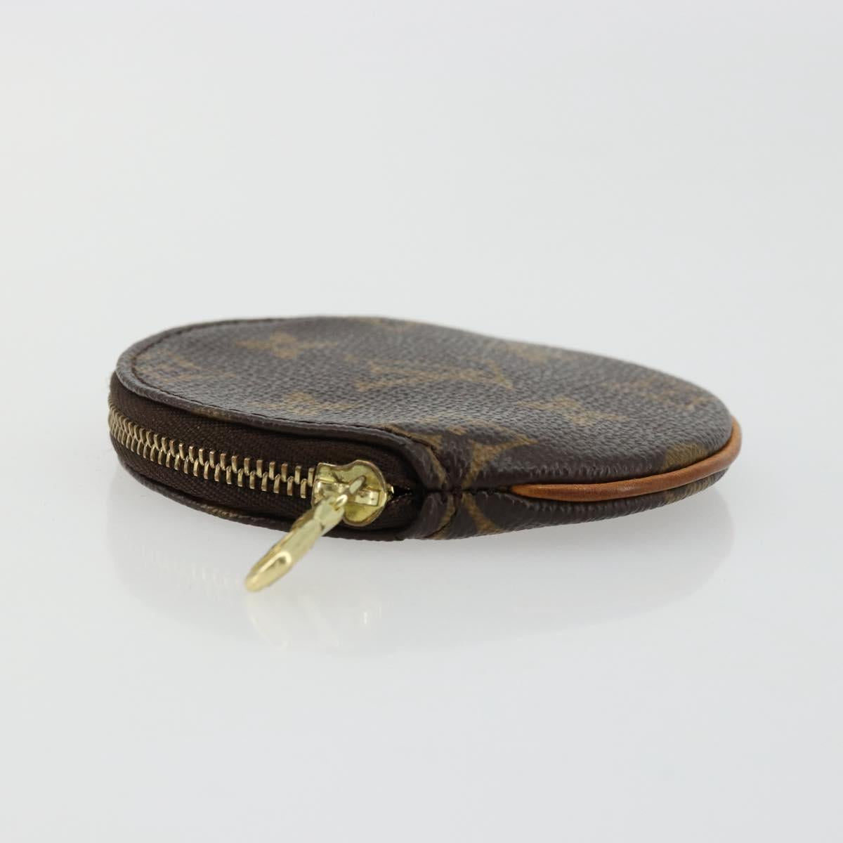 LOUIS VUITTON Monogram Porte Monnaie Round Coin Purse M61926 LV Auth 177910A