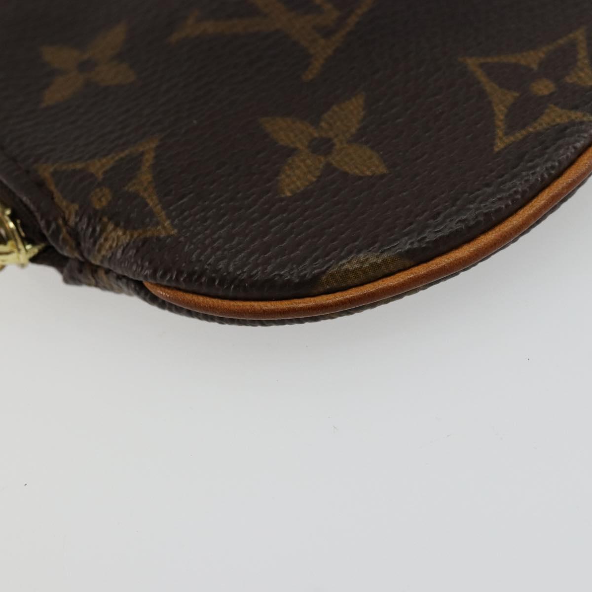 LOUIS VUITTON Monogram Porte Monnaie Round Coin Purse M61926 LV Auth 177910A