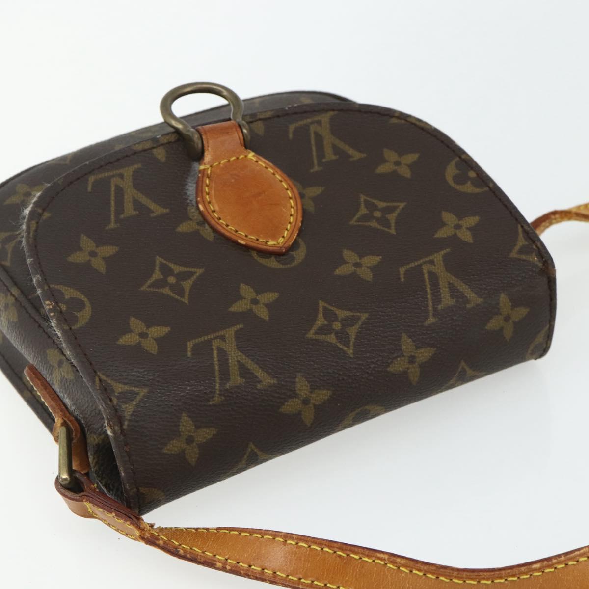 LOUIS VUITTON Monogram Saint Cloud PM Shoulder Bag M51244 LV Auth 177924