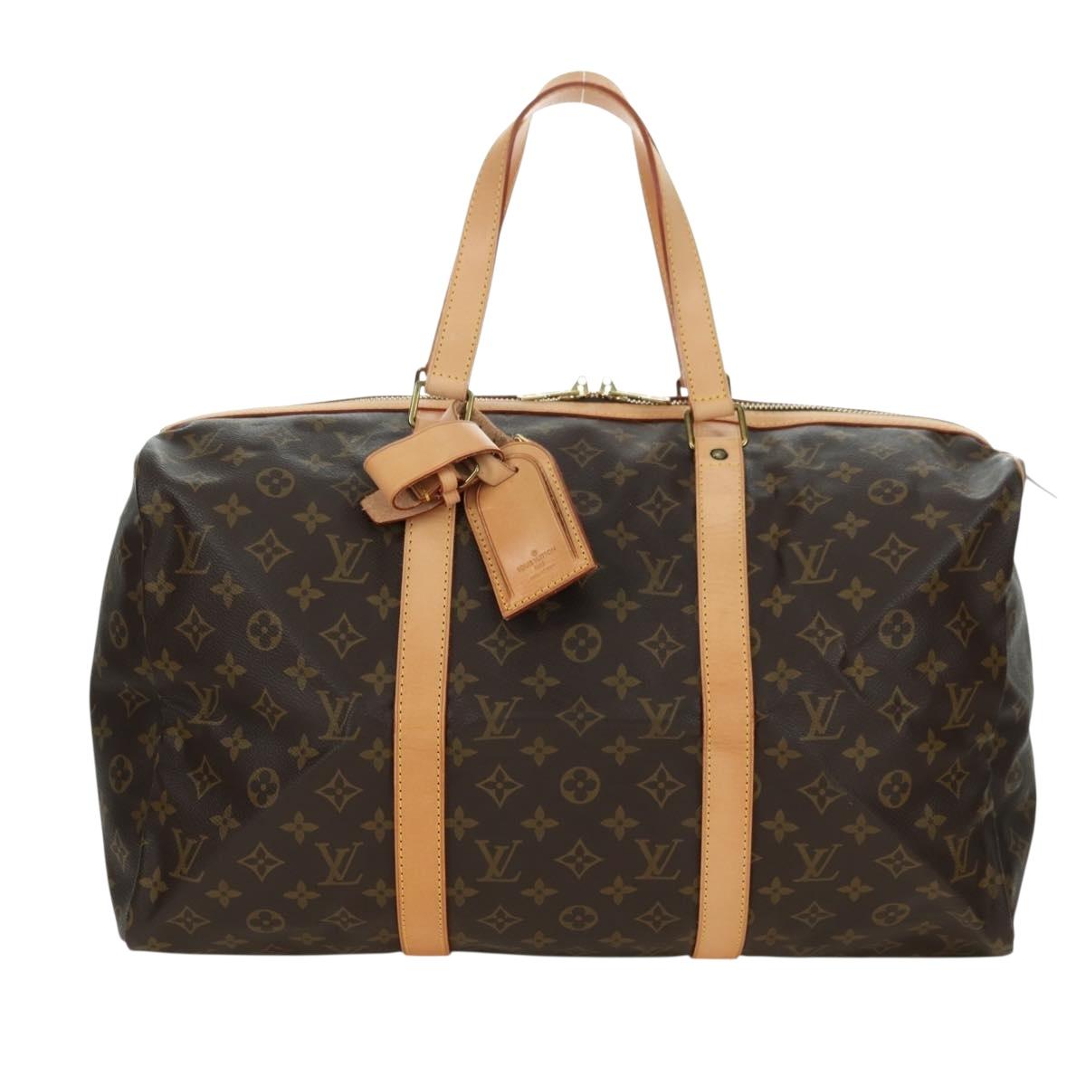 LOUIS VUITTON Monogram Sac Souple 45 Boston Bag M41624 LV Auth 177968SAV