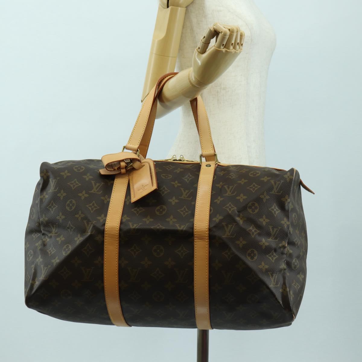 LOUIS VUITTON Monogram Sac Souple 45 Boston Bag M41624 LV Auth 177968SAV