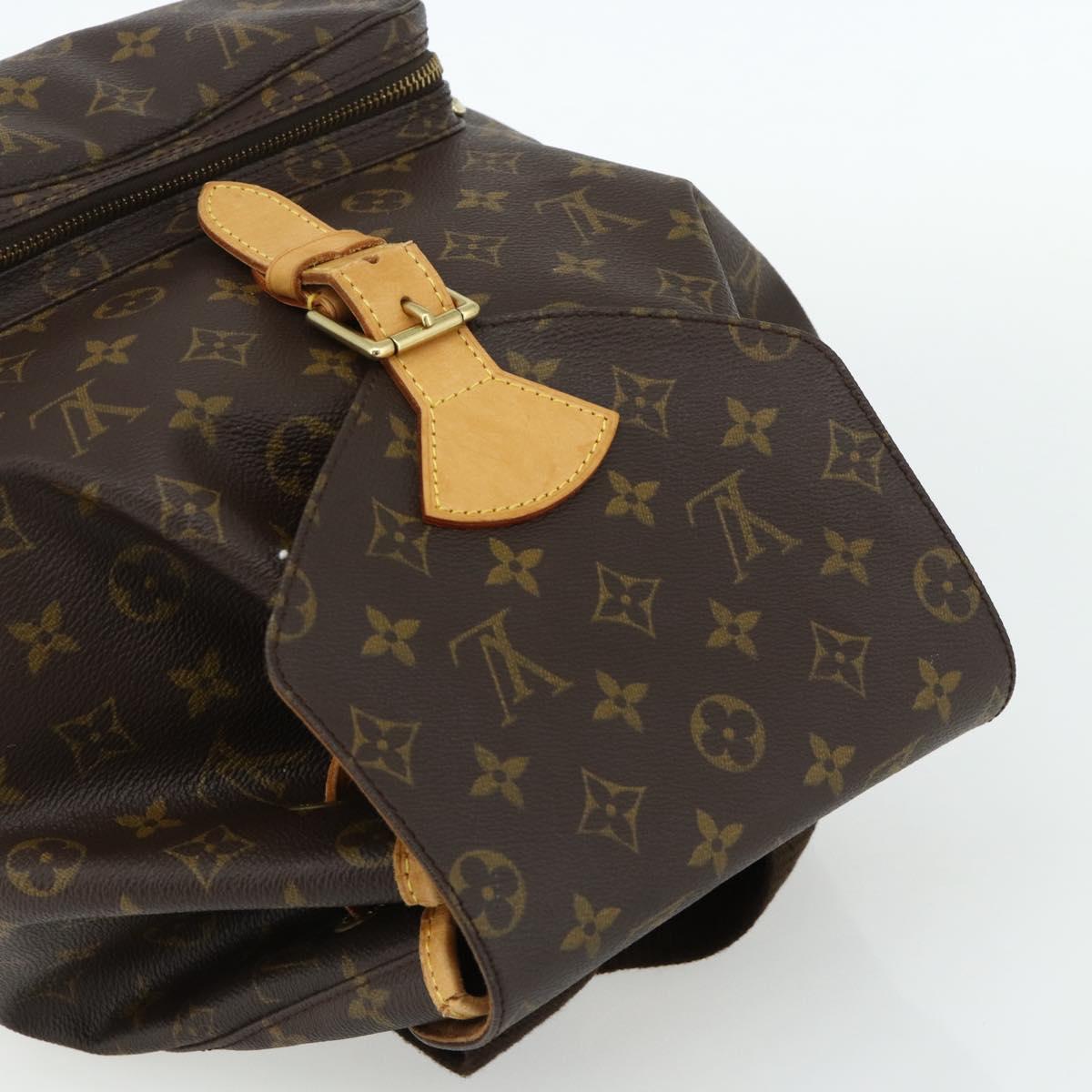 LOUIS VUITTON Monogram Montsouris GM Backpack M51135 LV Auth 177973