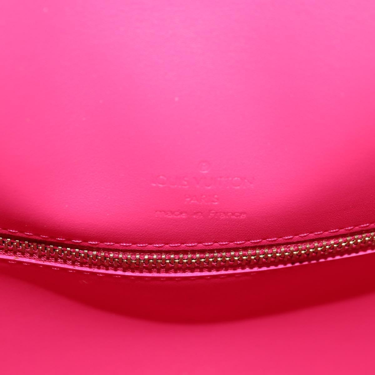 LOUIS VUITTON Monogram Vernis Mercer Boston Bag Fusha Pink LV Auth 177997SAV