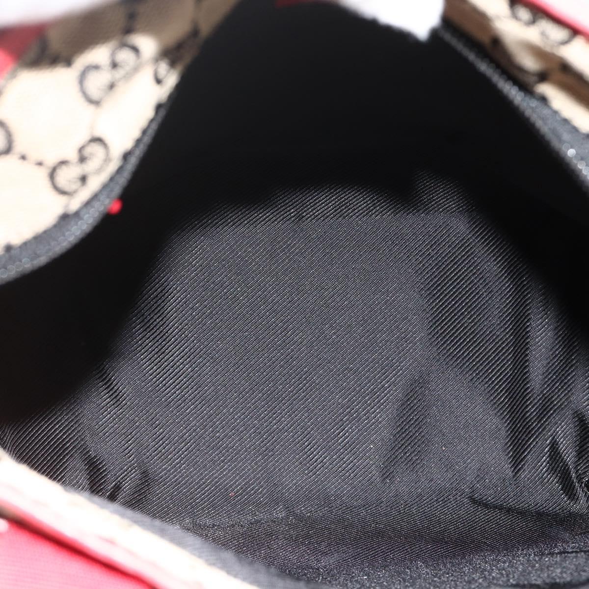 GUCCI GG Canvas Tote Bag Navy Silver 019 0402 3754 Auth 178006