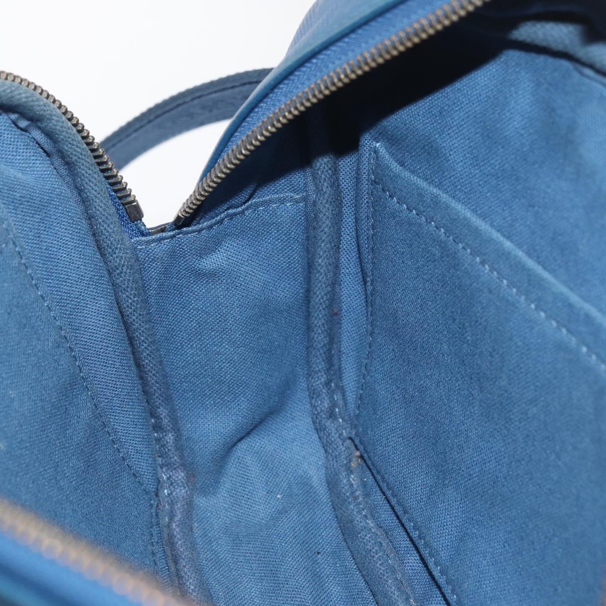 LOUIS VUITTON Damier Infini Ambreil Bag Leather Blue N41354 LV Auth 178019A