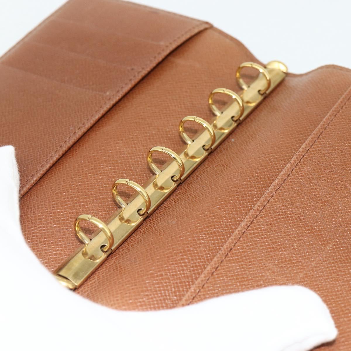 LOUIS VUITTON Monogram Agenda PM Day Planner Cover R20005 LV Auth 178029