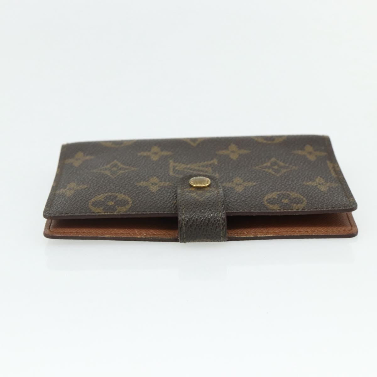 LOUIS VUITTON Monogram Agenda PM Day Planner Cover R20005 LV Auth 178029