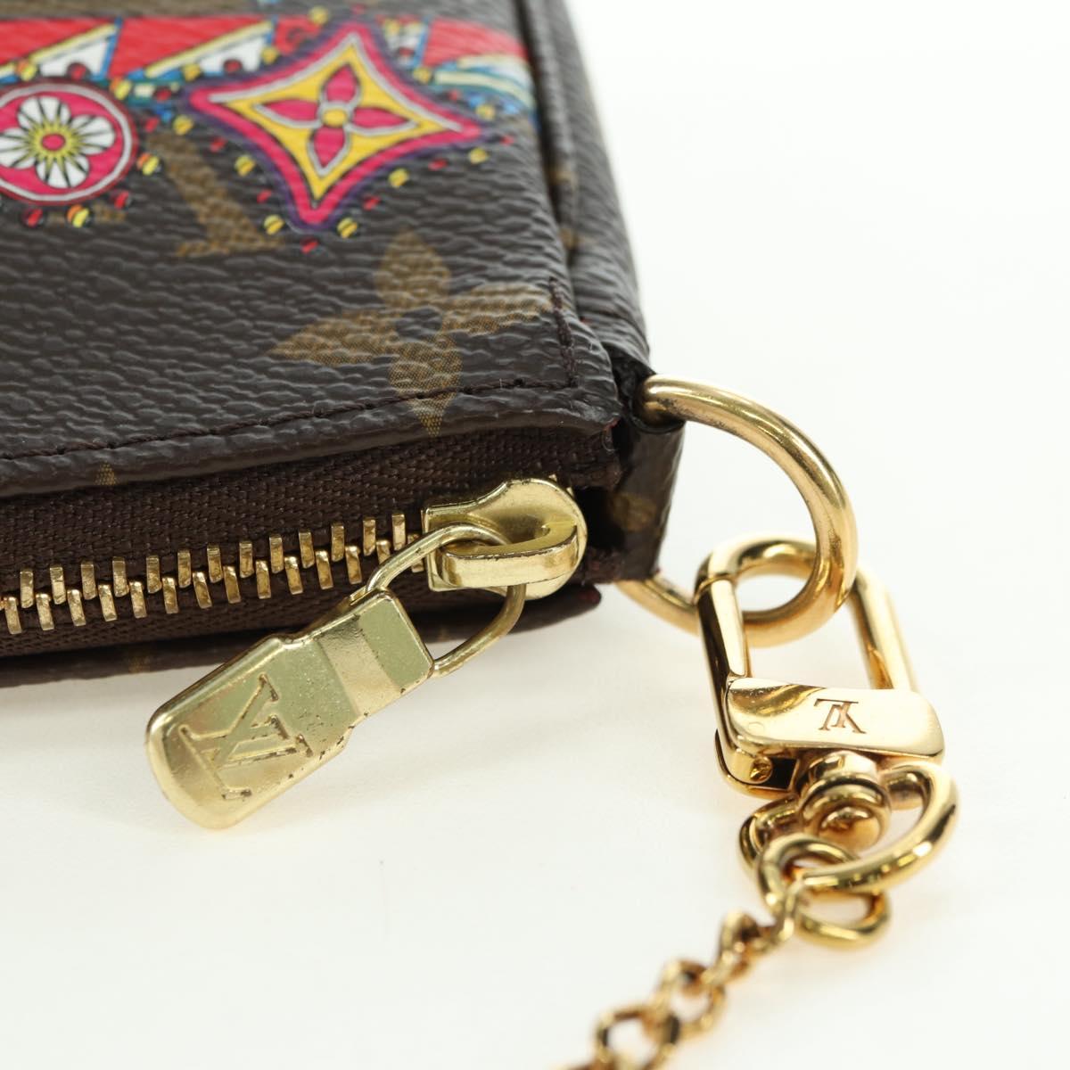 LOUIS VUITTON Vivienne Mini Pochette Accessoires Pouch M81965 LV Auth 178030M