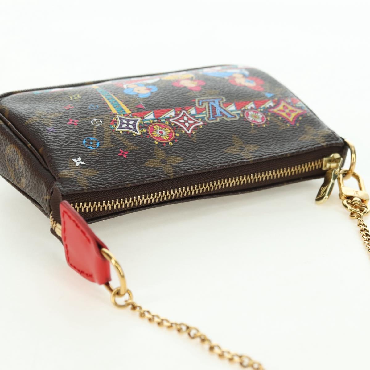 LOUIS VUITTON Vivienne Mini Pochette Accessoires Pouch M81965 LV Auth 178030M