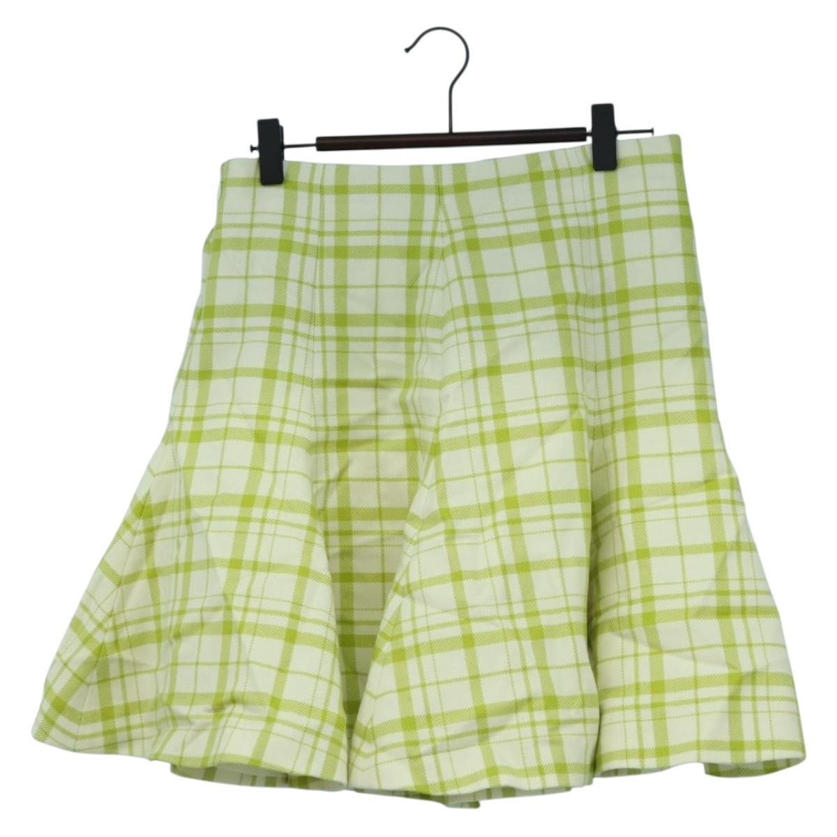 Christian Dior Skirt Wool Green Auth 178033A