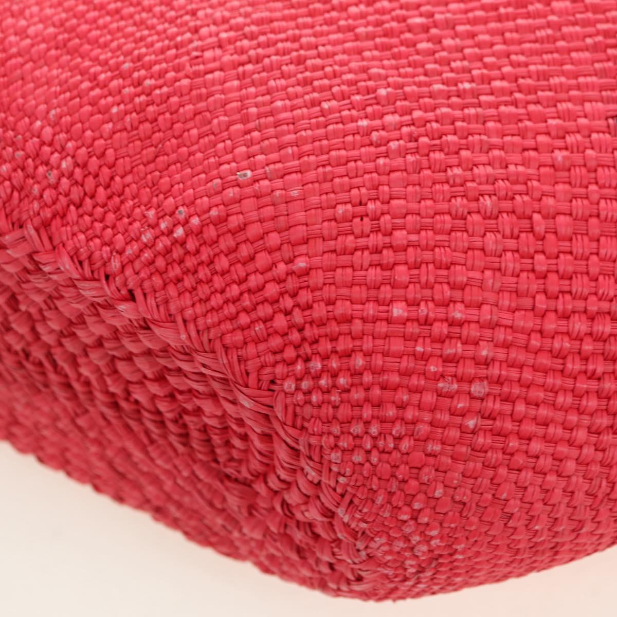 LOEWE Watermelon Tote Bag Raffia 2way Red Auth 178041SM