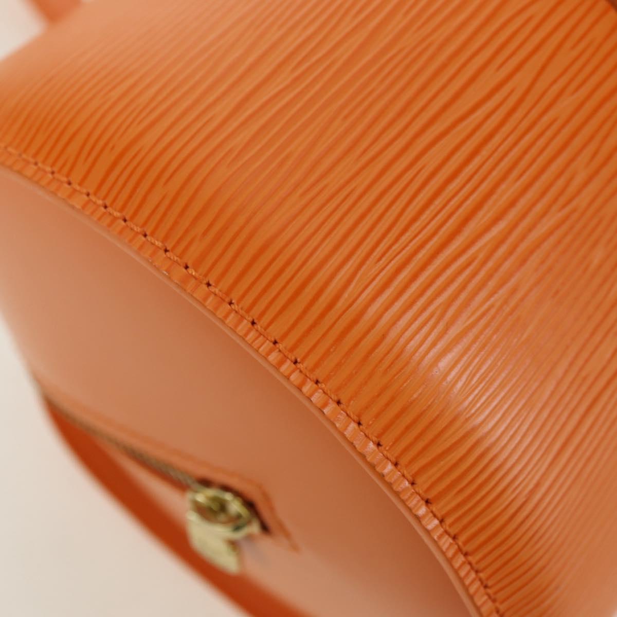 LOUIS VUITTON Epi Soufflot Hand Bag Orange Mandarin M5222H LV Auth 178045SAV
