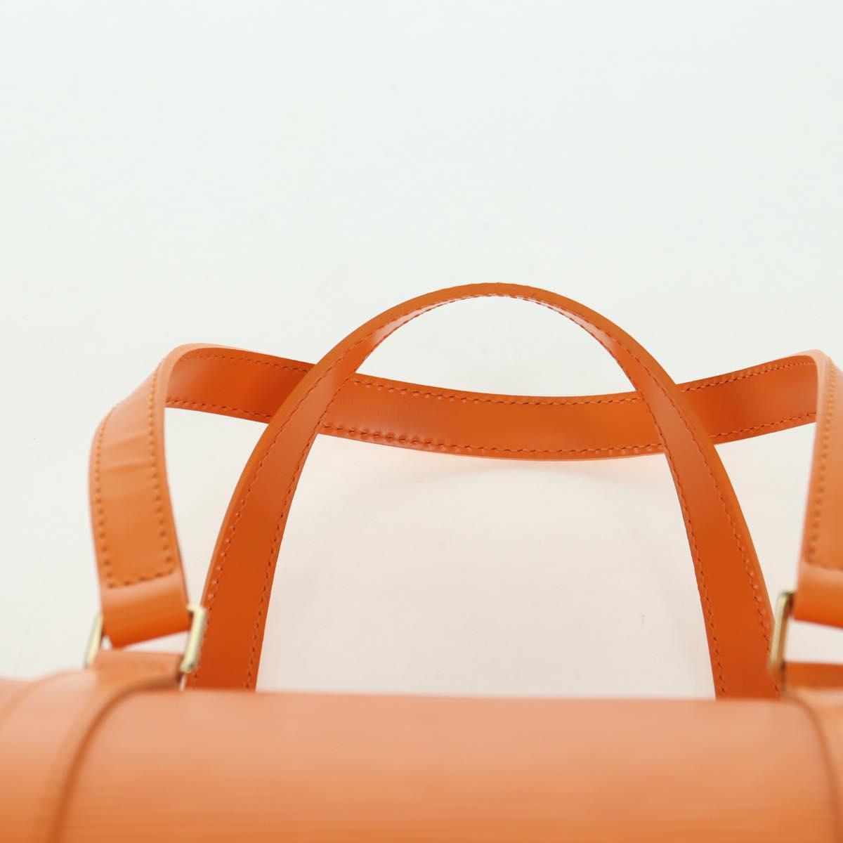 LOUIS VUITTON Epi Soufflot Hand Bag Orange Mandarin M5222H LV Auth 178045SAV