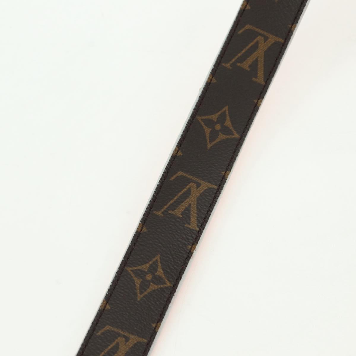 LOUIS VUITTON Monogram Shoulder Strap 41.7"" Rouge J02287 LV Auth 178051V