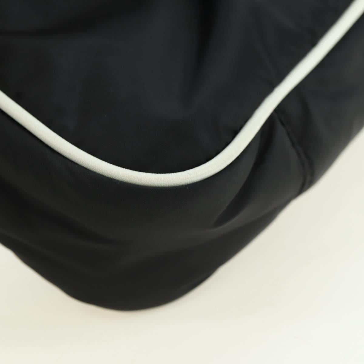SAINT LAURENT Shoulder Bag Nylon Black Auth 178069SAM