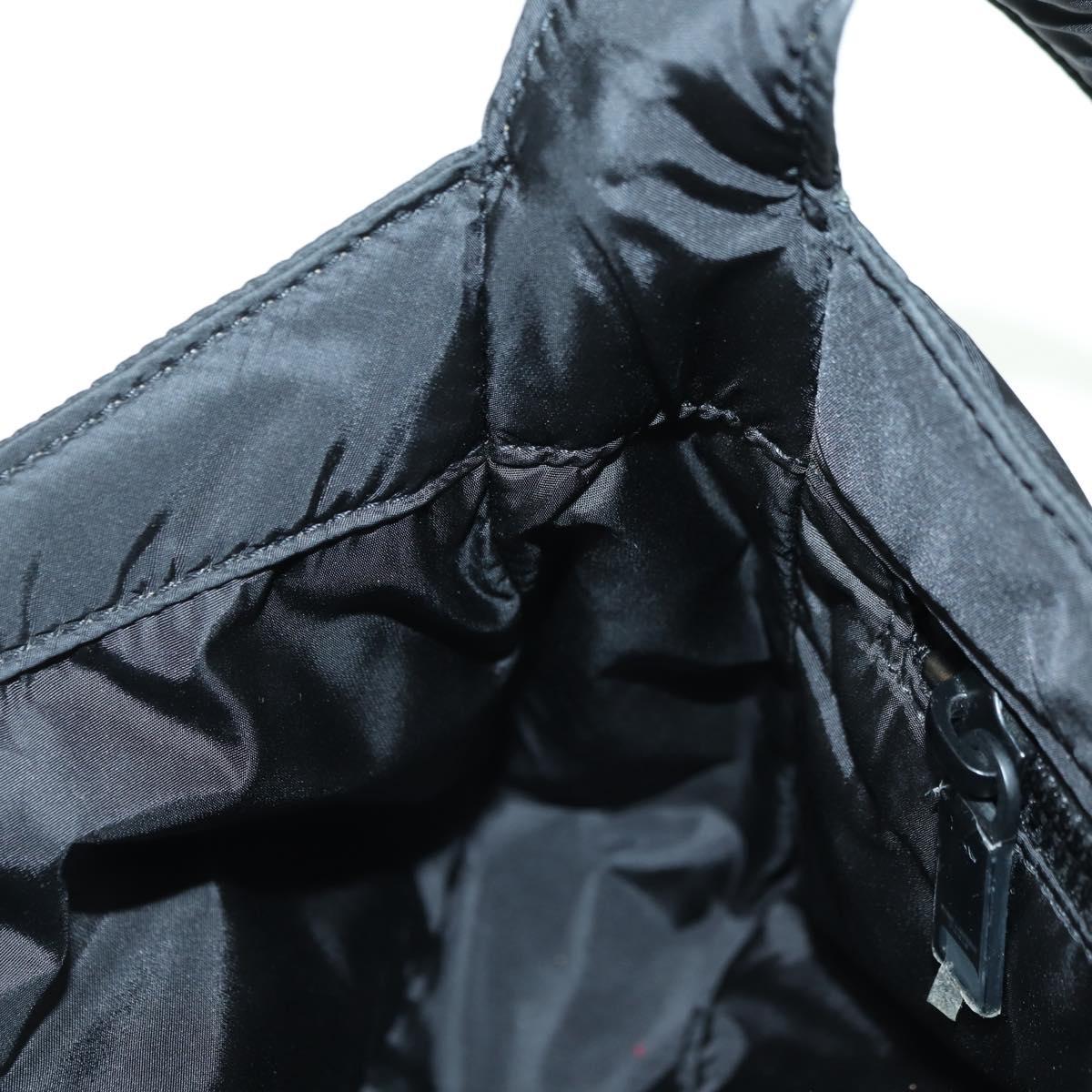SAINT LAURENT Shoulder Bag Nylon Black Auth 178069SAM