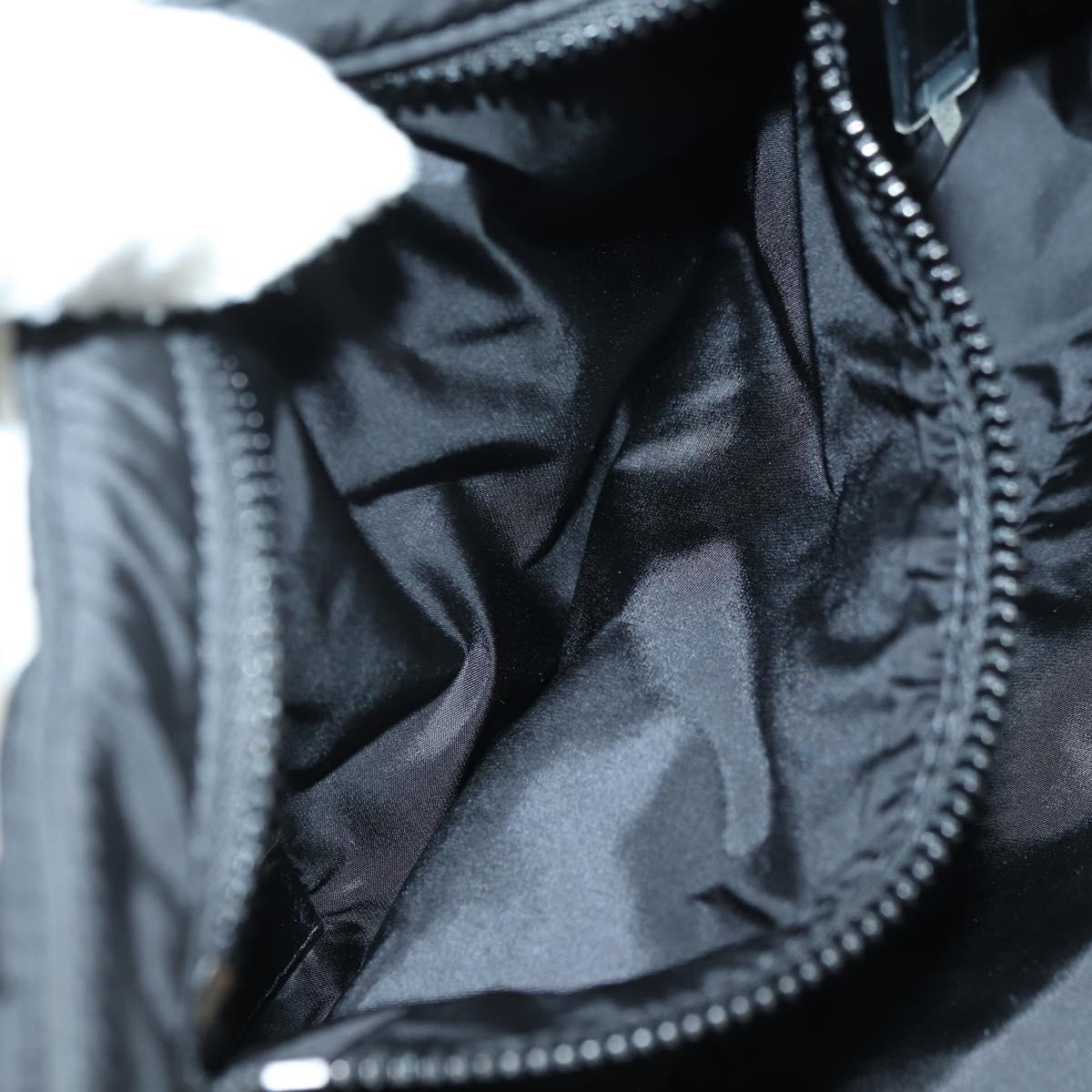 SAINT LAURENT Shoulder Bag Nylon Black Auth 178069SAM