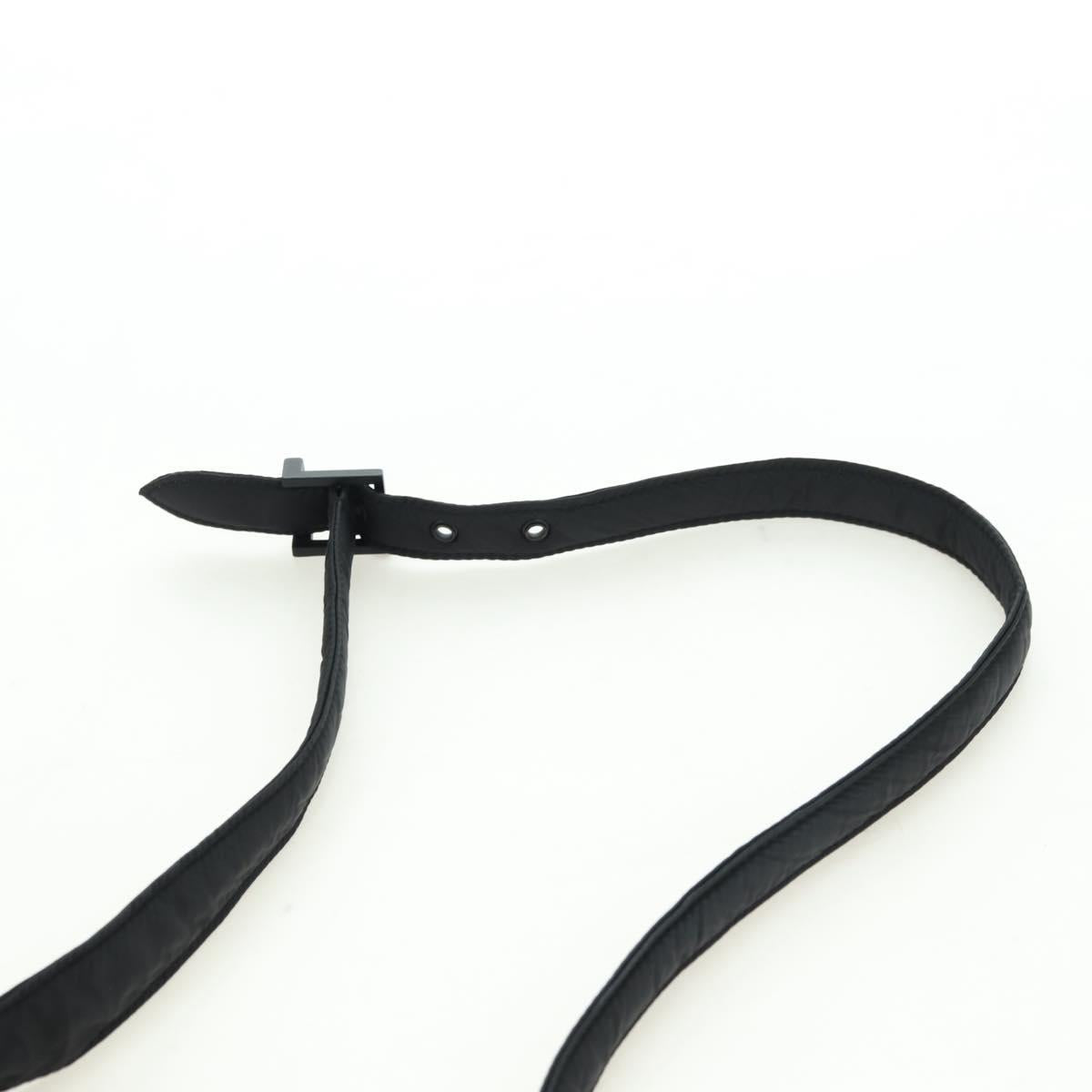 SAINT LAURENT Shoulder Bag Nylon Black Auth 178069SAM