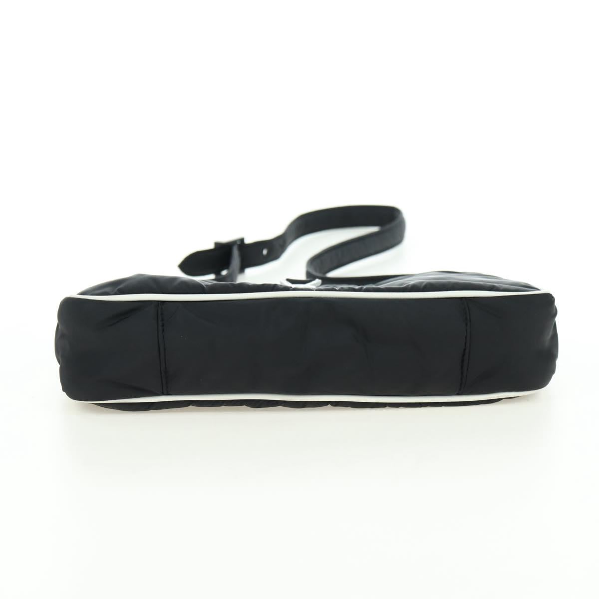 SAINT LAURENT Shoulder Bag Nylon Black Auth 178069SAM