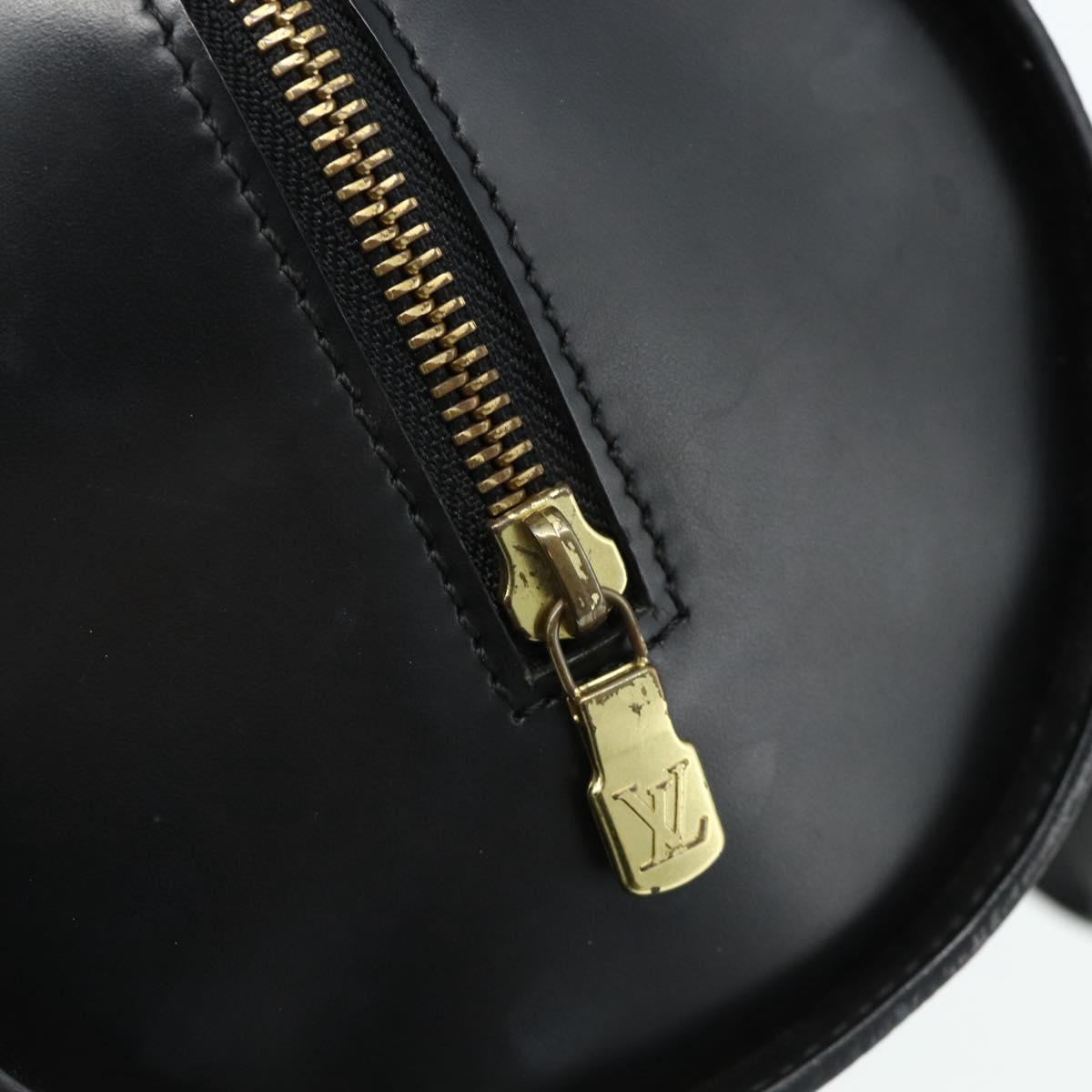 LOUIS VUITTON Epi Soufflot Hand Bag Black M52222 LV Auth 178075A