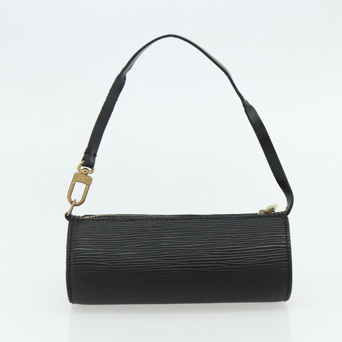 LOUIS VUITTON Epi Soufflot Hand Bag Black M52222 LV Auth 178075A