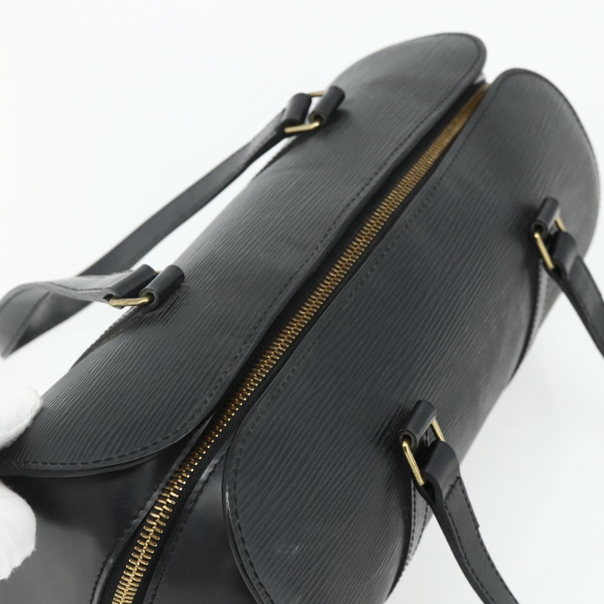 LOUIS VUITTON Epi Soufflot Hand Bag Black M52222 LV Auth 178075A