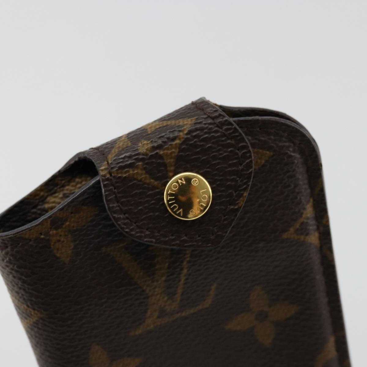 LOUIS VUITTON Monogram Etui Lunette PM Glasses Case M66545 LV Auth 178088A