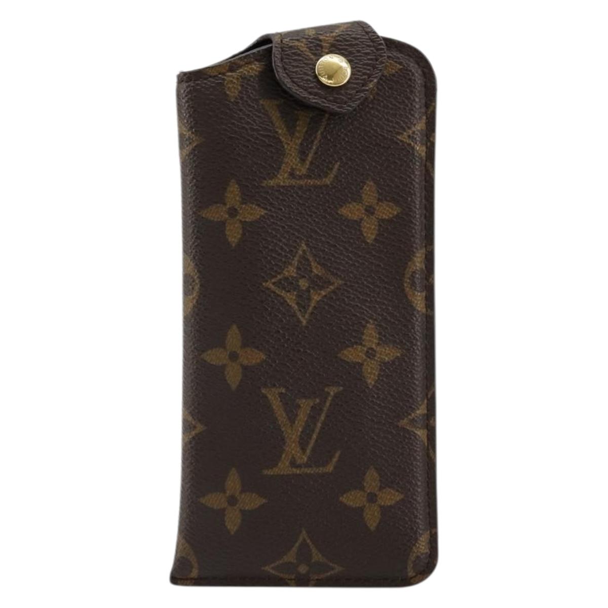 LOUIS VUITTON Monogram Etui Lunette PM Glasses Case M66545 LV Auth 178088A