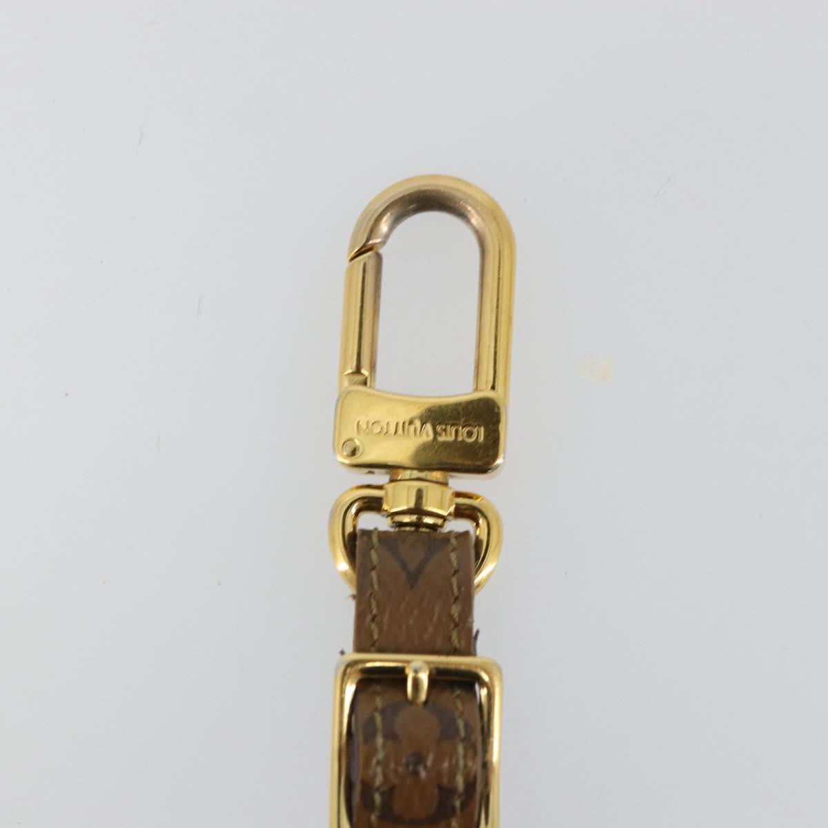 LOUIS VUITTON Catgram Porte Cles Porto Address Charm Black MP2281 Auth 178090A